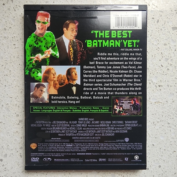 BATMAN FOREVER DVD - Picture 2 of 6